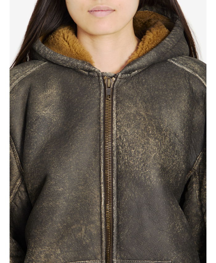 BALENCIAGA Hoodie Shearling jacket Leam Roma Luxury Shopping Online