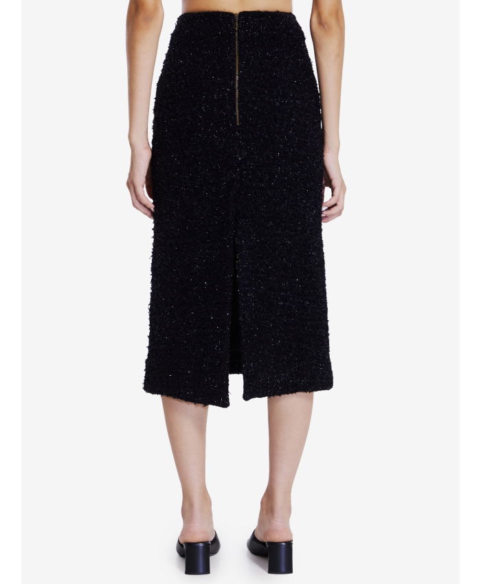 BALENCIAGA - Tweed midi skirt