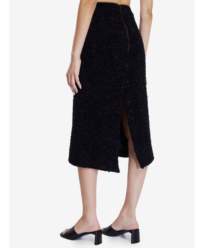 BALENCIAGA - Tweed midi skirt