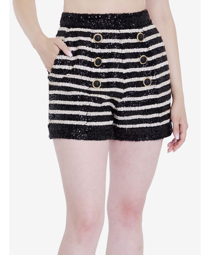 BALMAIN - Sequined shorts