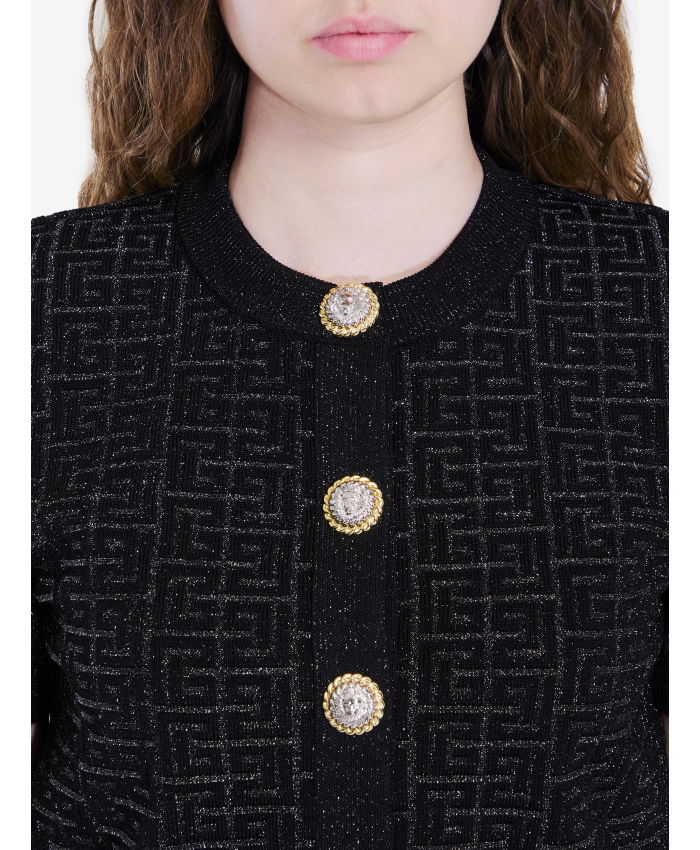 BALMAIN - PB Labyrinth knit cardigan