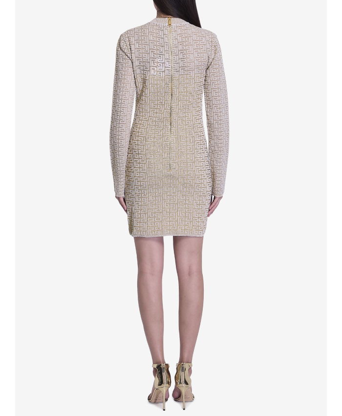 BALMAIN - PB Labyrinth monogram dress