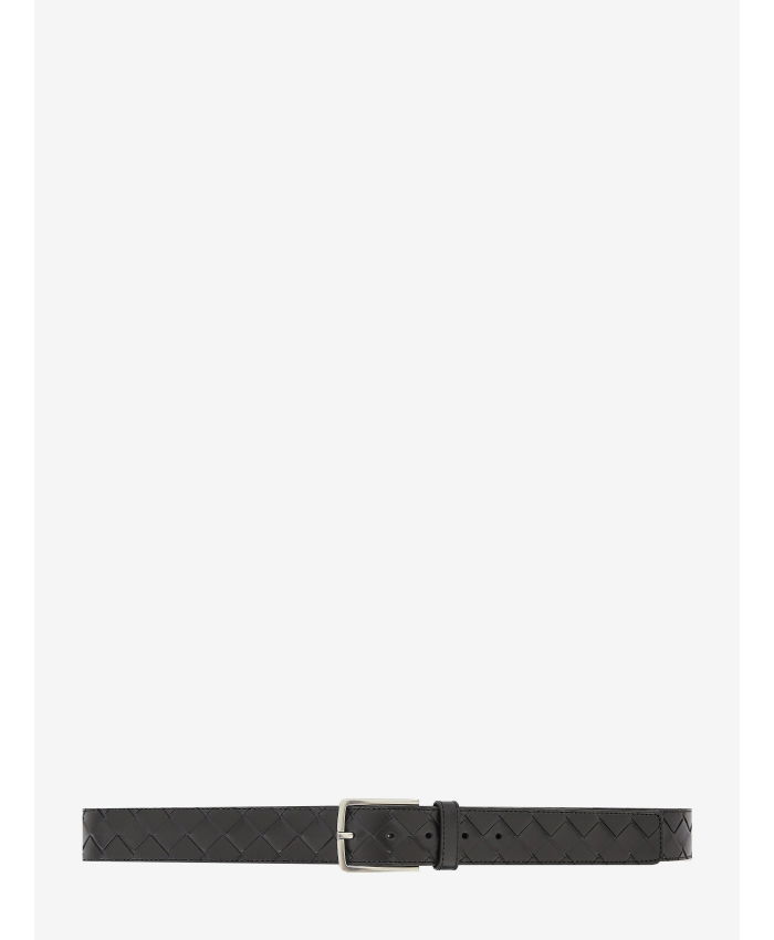 BOTTEGA VENETA - Black leather belt