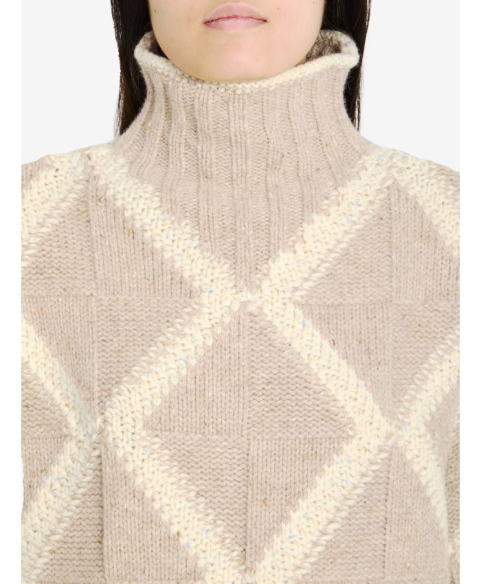 BOTTEGA VENETA - Argyle intarsia sweater