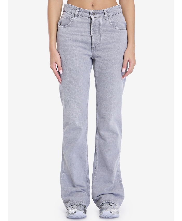 BOTTEGA VENETA - Light Grey flared jeans