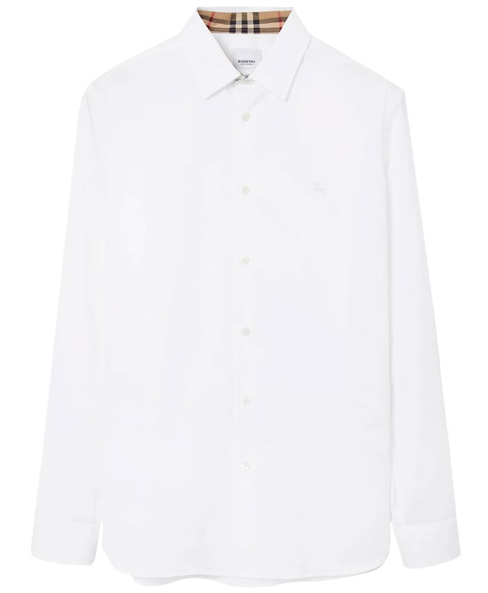 BURBERRY - Stretch cotton shirt