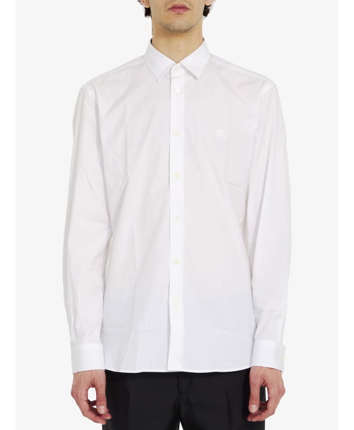 BURBERRY - Stretch cotton shirt