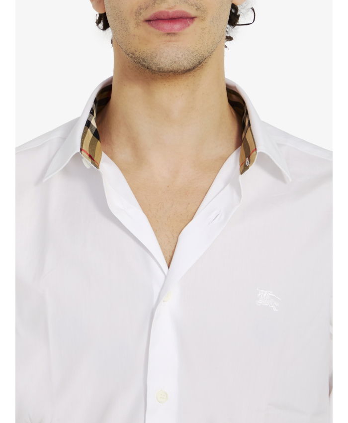 BURBERRY - Stretch cotton shirt