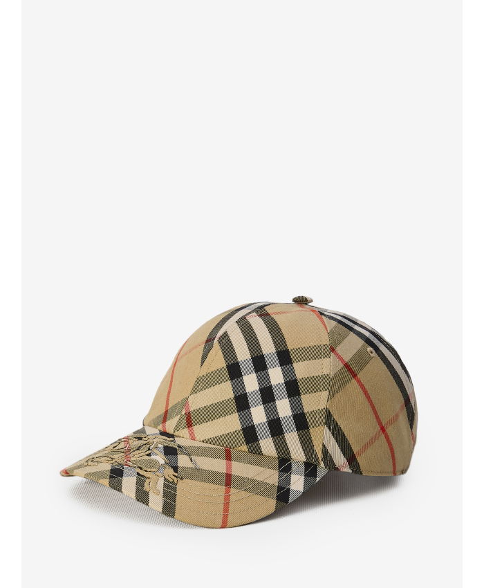 BURBERRY - Check baseball cap