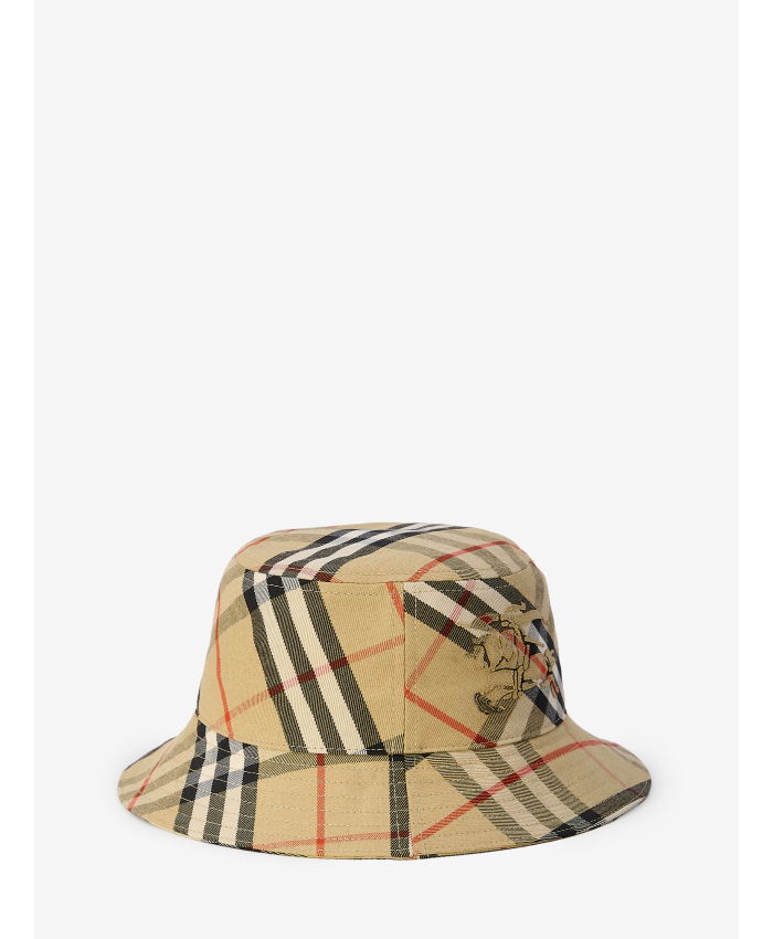 BURBERRY - Check bucket hat