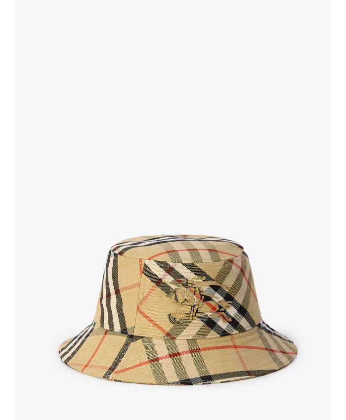 BURBERRY - Check bucket hat