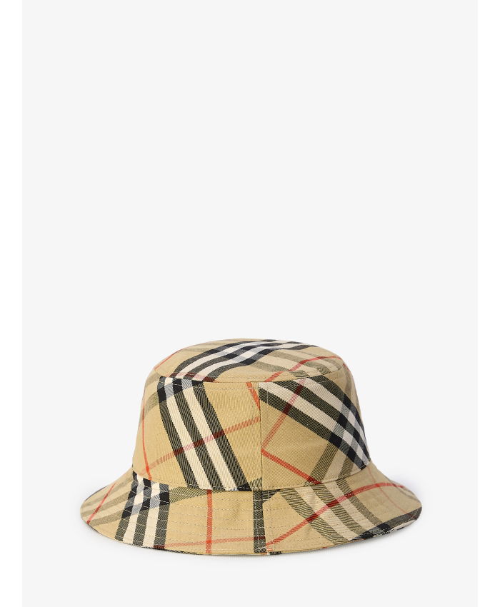 BURBERRY - Check bucket hat