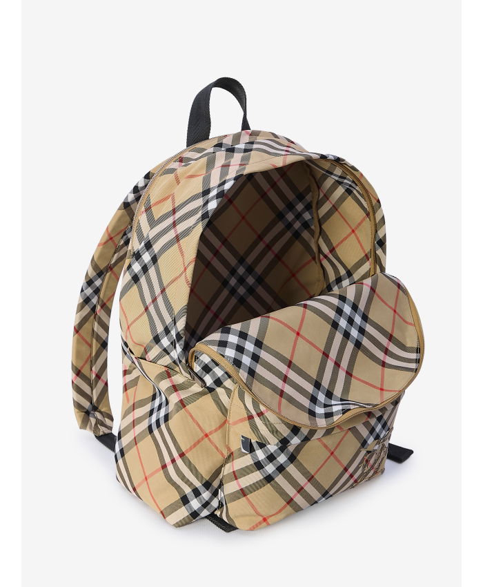 BURBERRY - Check backpack