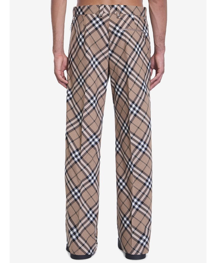 BURBERRY - Check pants