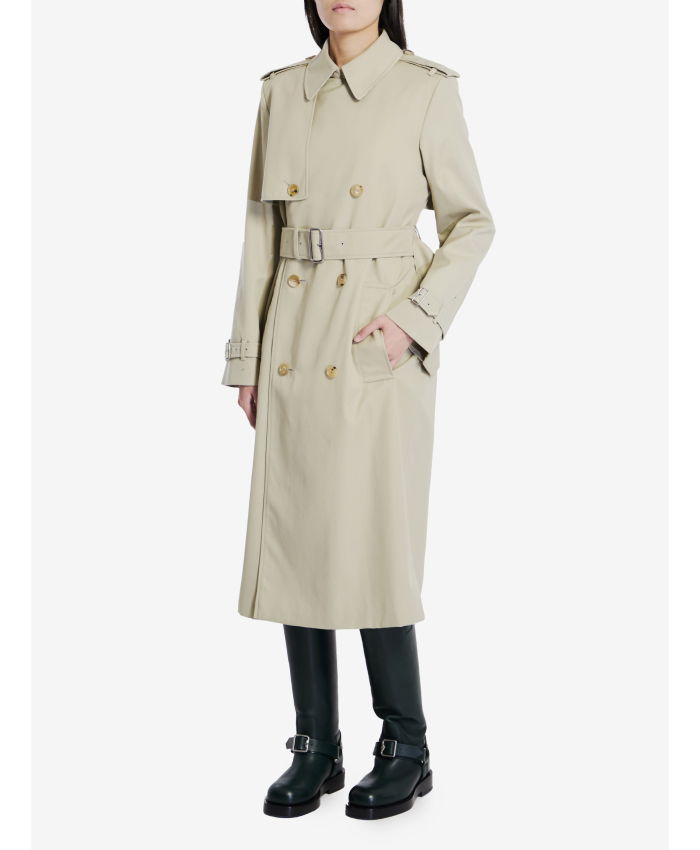 BURBERRY - Trench coat in cotton blend