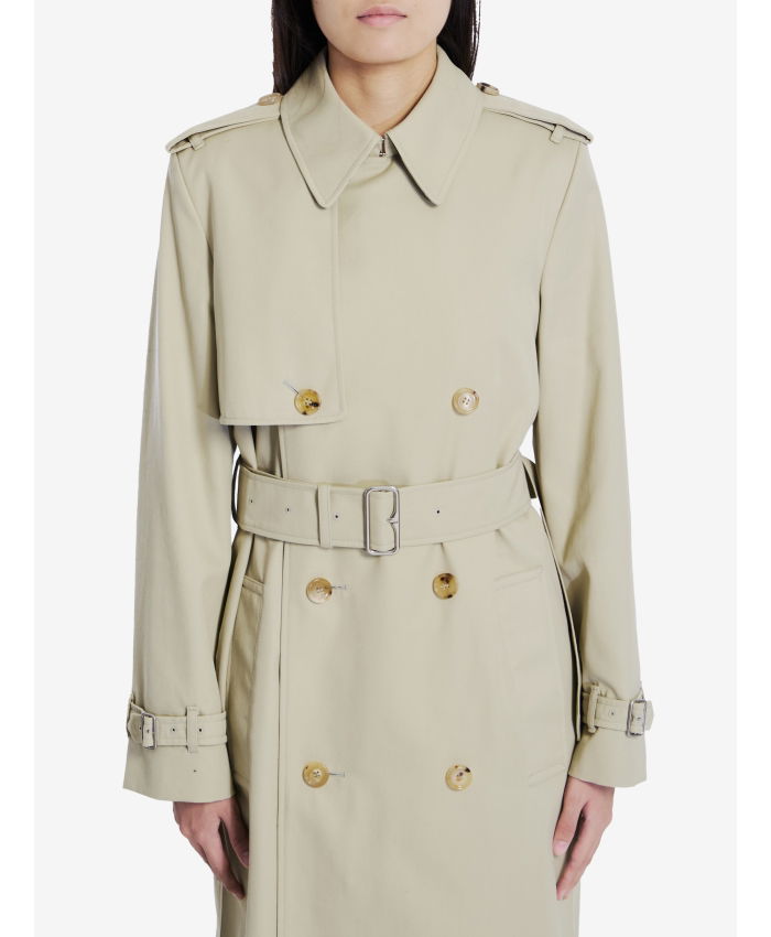 BURBERRY - Trench coat in cotton blend