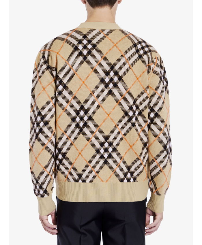 BURBERRY - Check cardigan