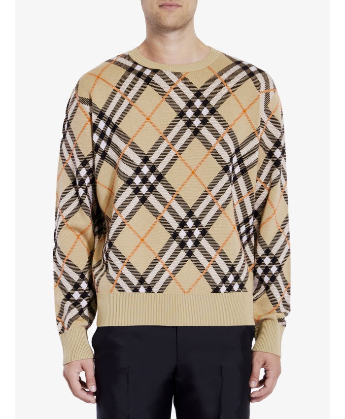 BURBERRY - Check sweater