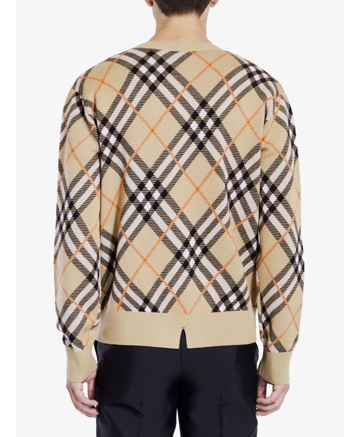 BURBERRY - Check sweater