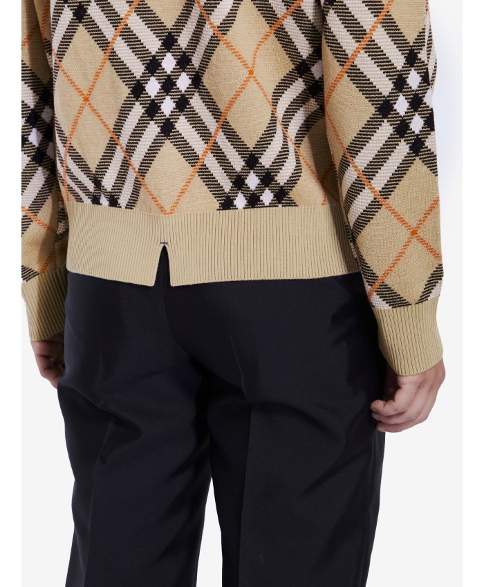 BURBERRY - Check sweater