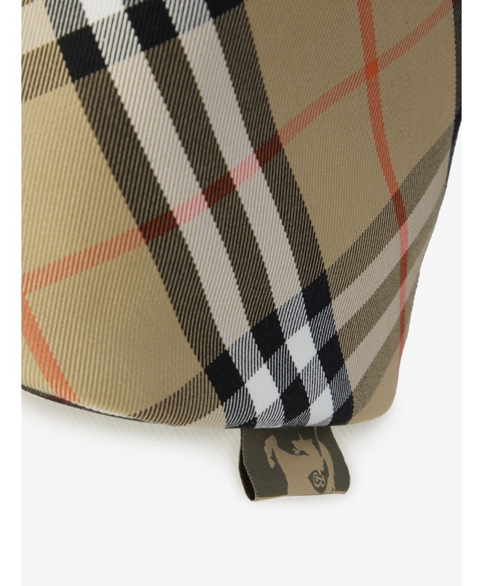 BURBERRY - Check bucket bag