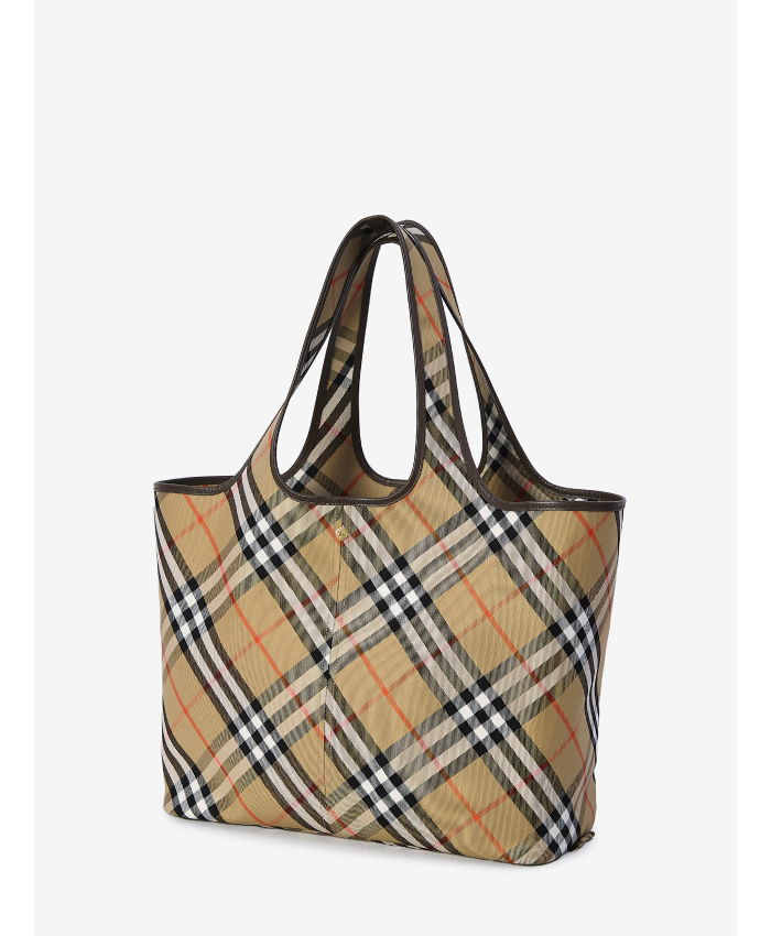 BURBERRY - Medium Check tote bag