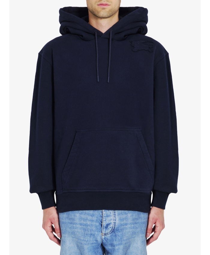 BURBERRY - Hoodie with Equestrian Knight Design