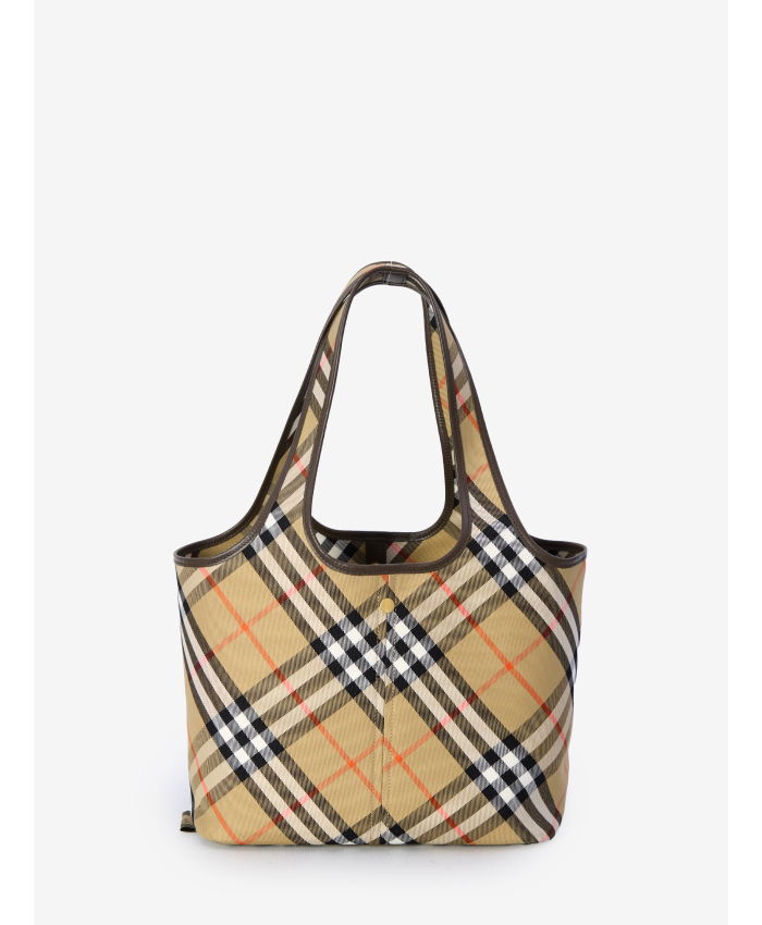 BURBERRY - Small Check tote bag