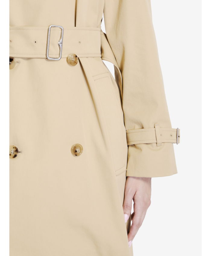 BURBERRY - Raincoat with Check collar