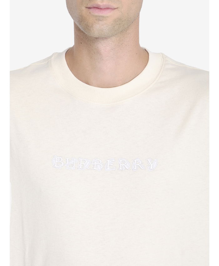 BURBERRY - Paisley logo t-shirt