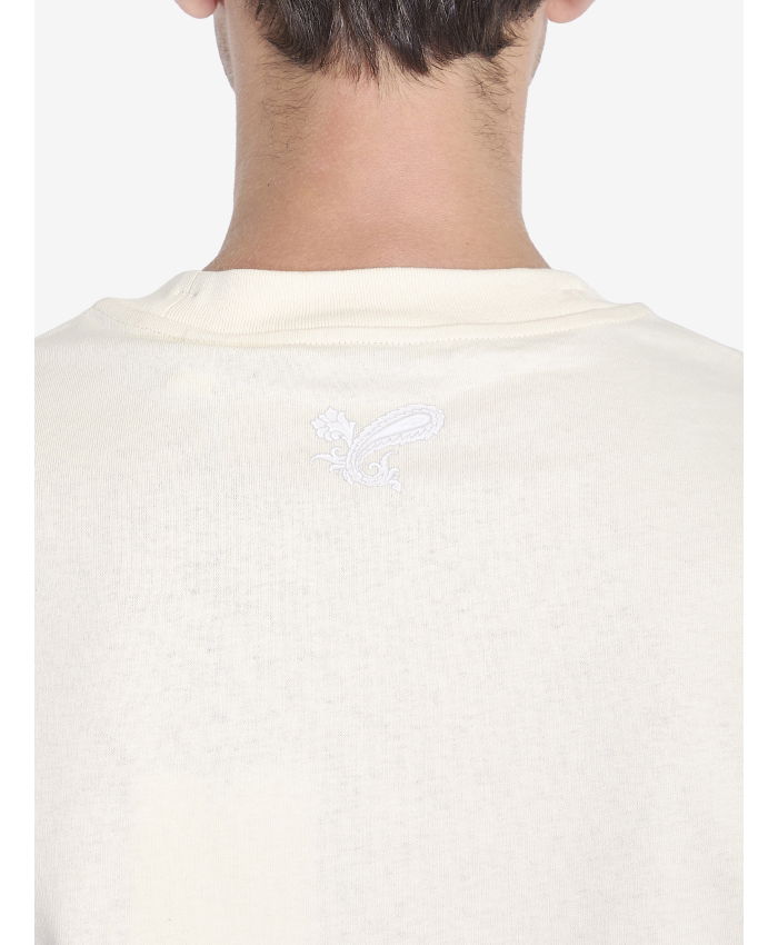 BURBERRY - Paisley logo t-shirt