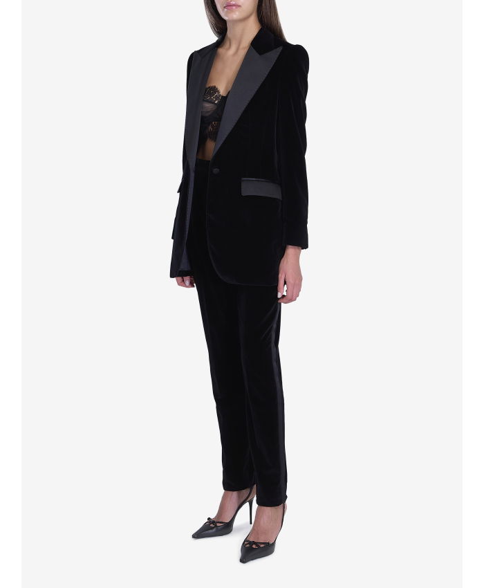 DOLCE&GABBANA - Velvet tuxedo jacket