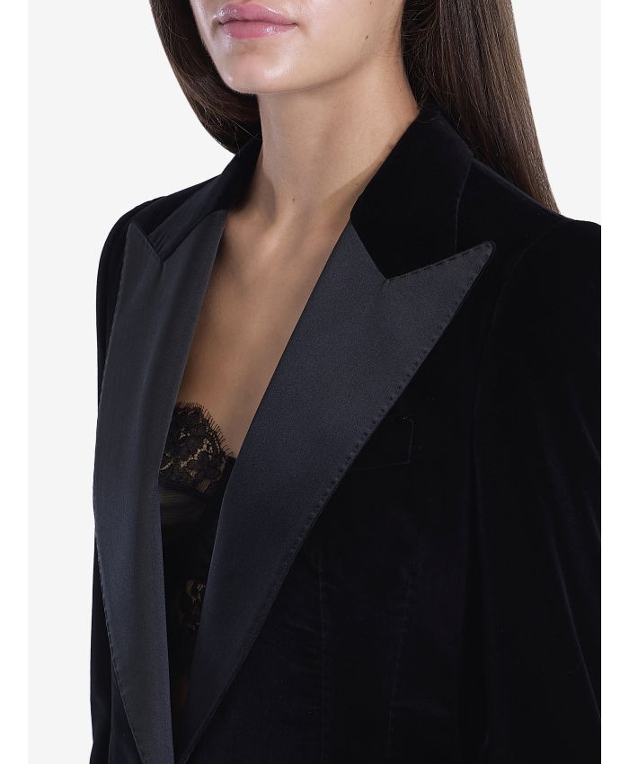 DOLCE&GABBANA - Velvet tuxedo jacket