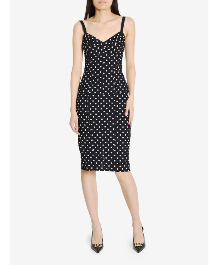 DOLCE&GABBANA - Skirt with Polka-dot print