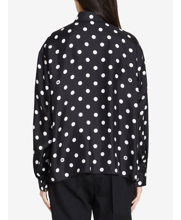 DOLCE&GABBANA - Shirt with Polka-dot print