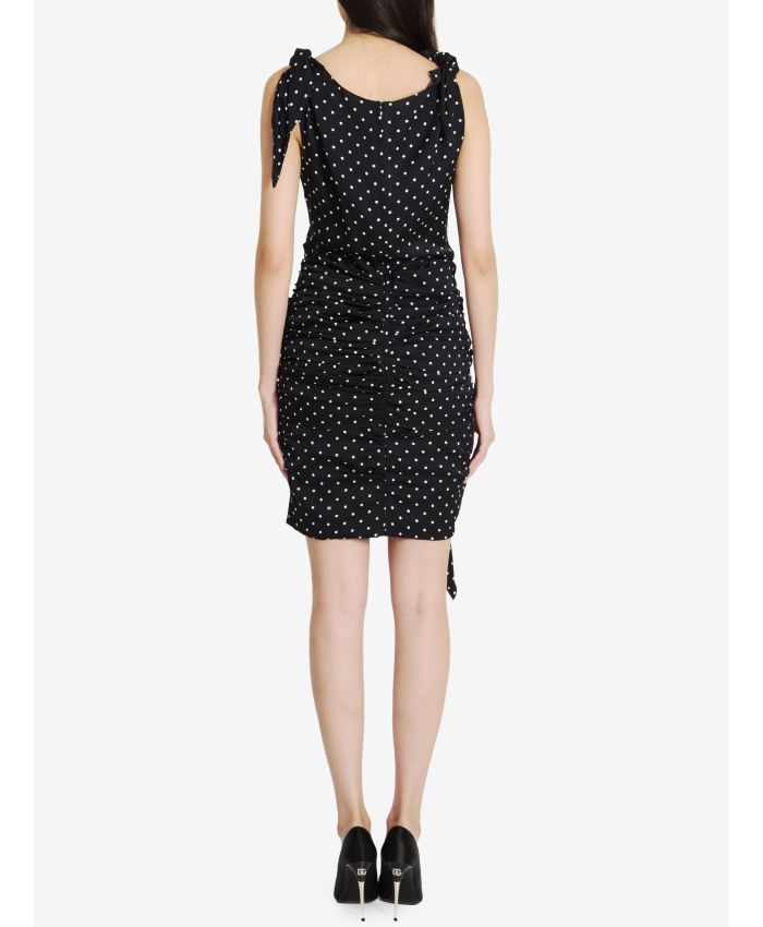 DOLCE&GABBANA - Midi dress with Polka-dot print