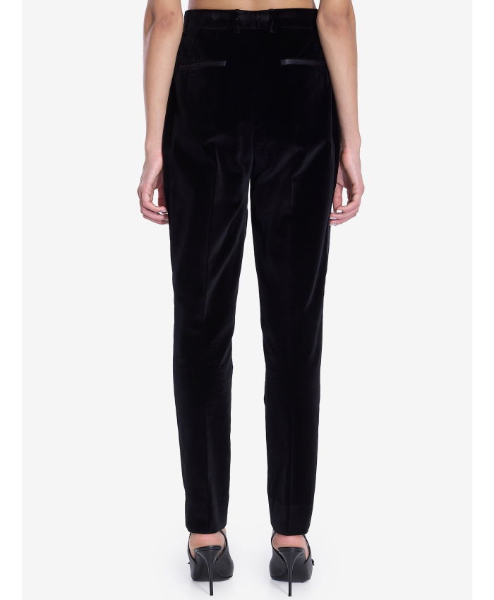 DOLCE&GABBANA - Velvet tuxedo pants