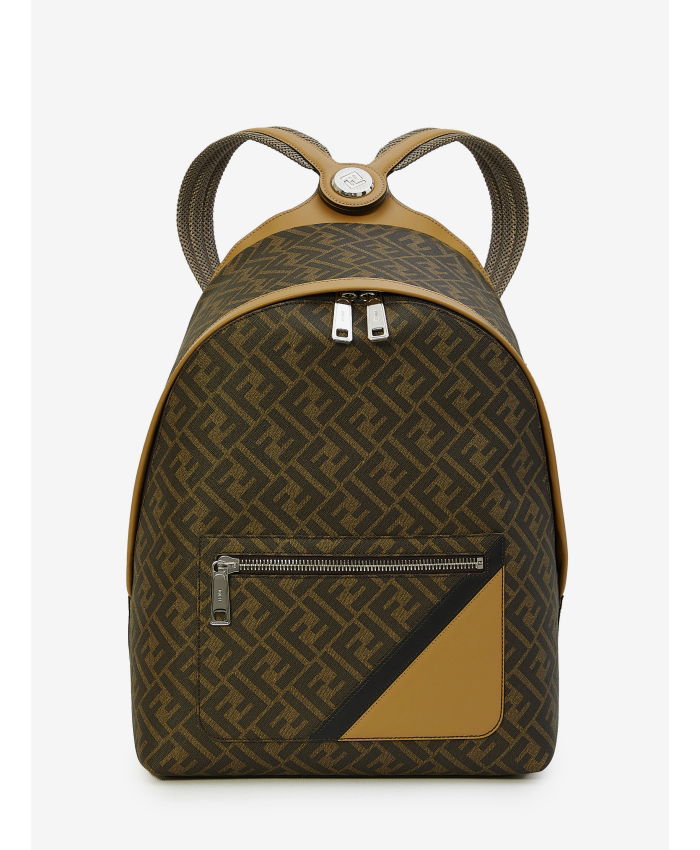 FENDI Fendi Chiodo Medium Diagonal backpack Leam Roma Luxury Shopping Online