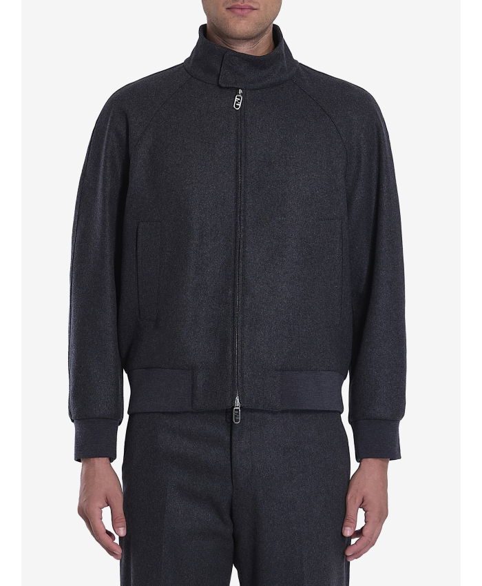 FENDI - Cashmere bomber jacket