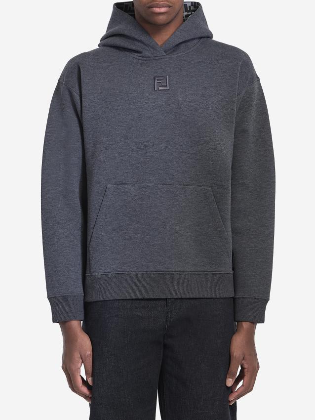 FENDI - Dark grey FF sweatshirt