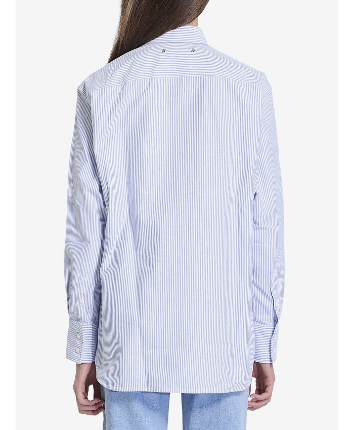 GOLDEN GOOSE - Striped cotton shirt