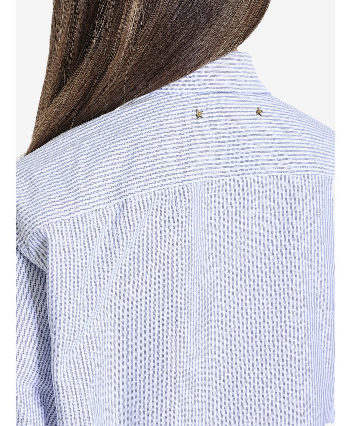 GOLDEN GOOSE - Striped cotton shirt