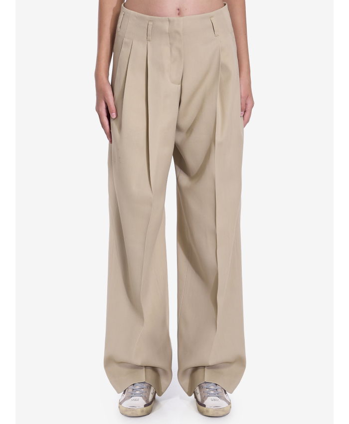 GOLDEN GOOSE - Wool gabardine trousers