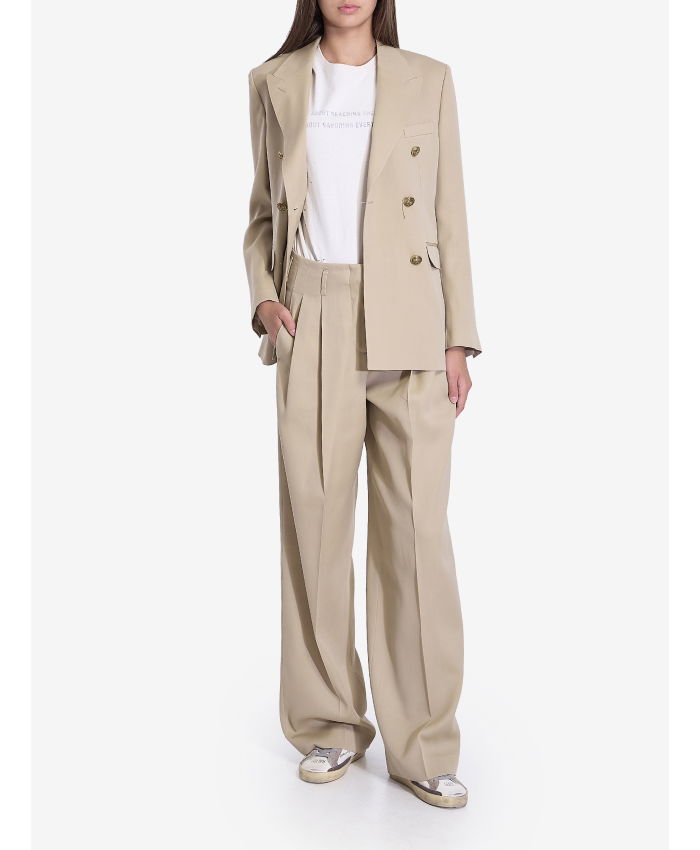 GOLDEN GOOSE - Wool gabardine trousers