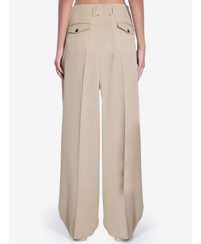 GOLDEN GOOSE - Wool gabardine trousers