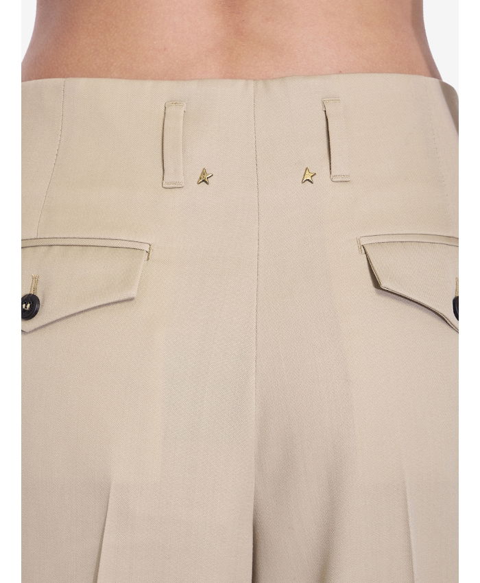 GOLDEN GOOSE - Wool gabardine trousers