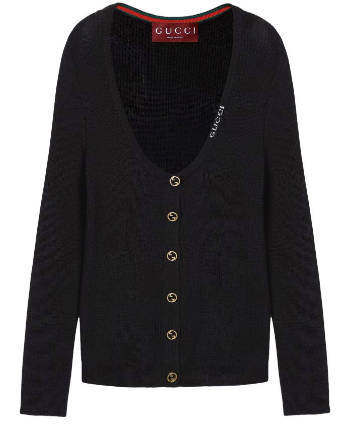 GUCCI - Wool and silk cardigan