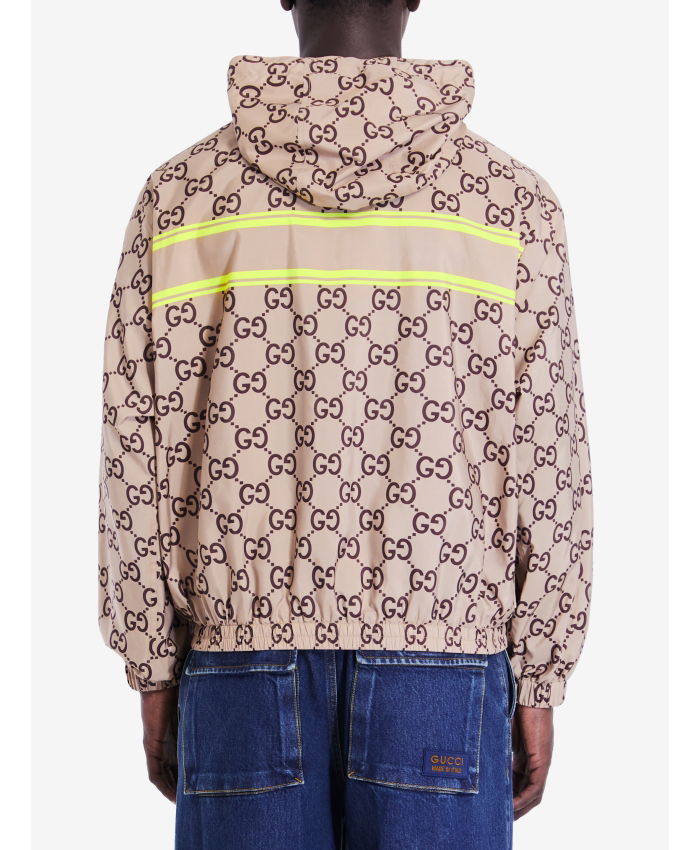 GUCCI - Nylon jacket with GG print