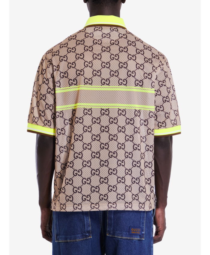 GUCCI - Polo shirt with GG print