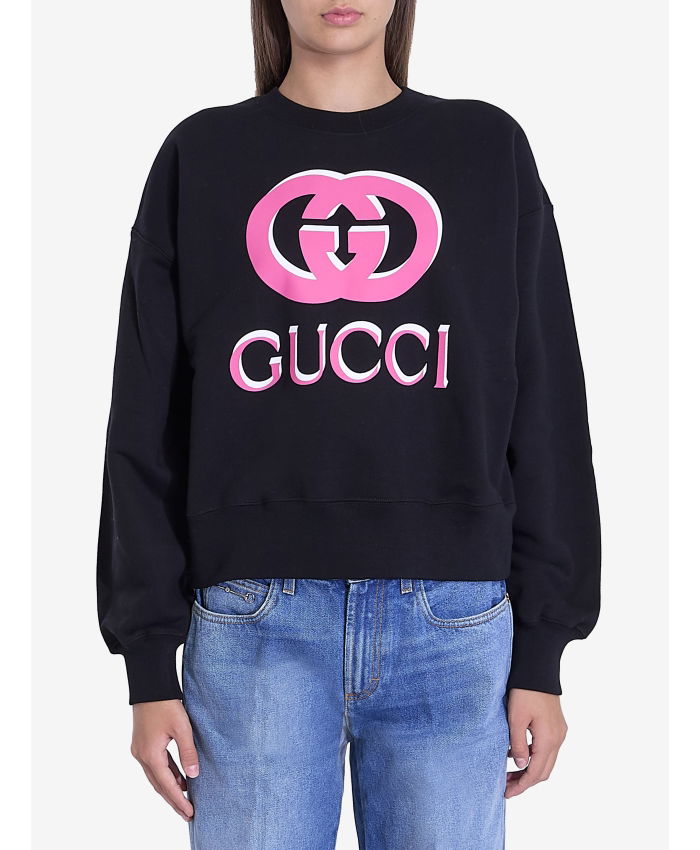 GUCCI - Sweatshirt with Gucci Interlocking G print